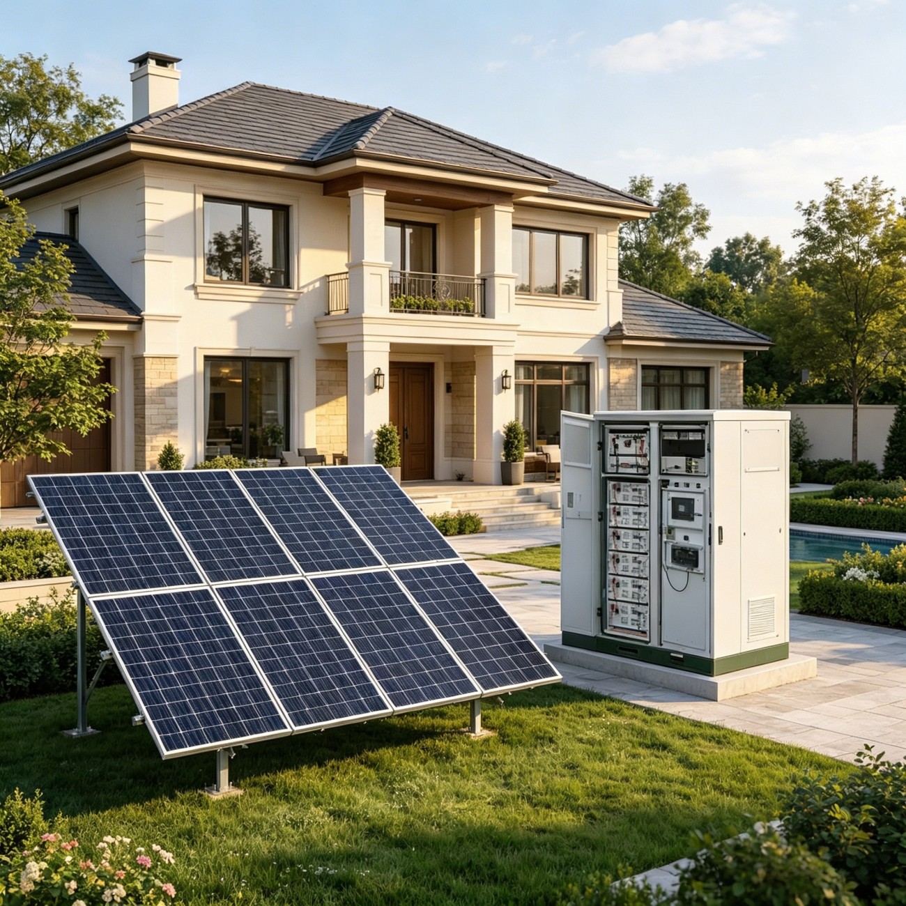Daxin ODC-210909C2T Solar Battery Storage System | IP55 Weatherproof Outdoor Power Cabinet with Anti-Theft Lock - Image 4