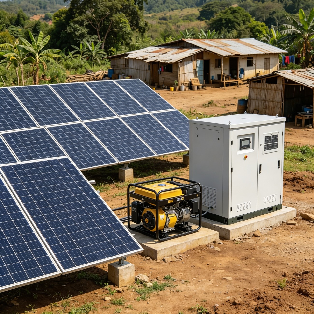Daxin ODC-210909C2T Solar Battery Storage System | IP55 Weatherproof Outdoor Power Cabinet with Anti-Theft Lock - Image 3
