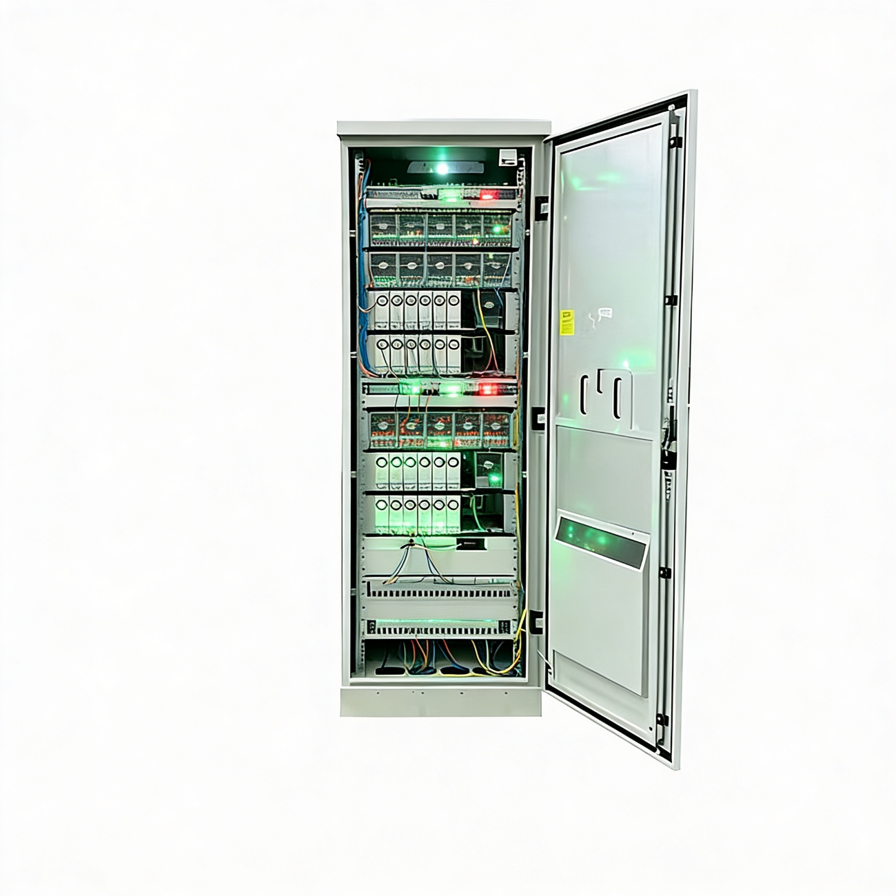 IP55 Outdoor Battery Cabinet for Solar System | Weatherproof Metal Telecom Enclosure with Cooling & Anti-Theft Design - Image 6