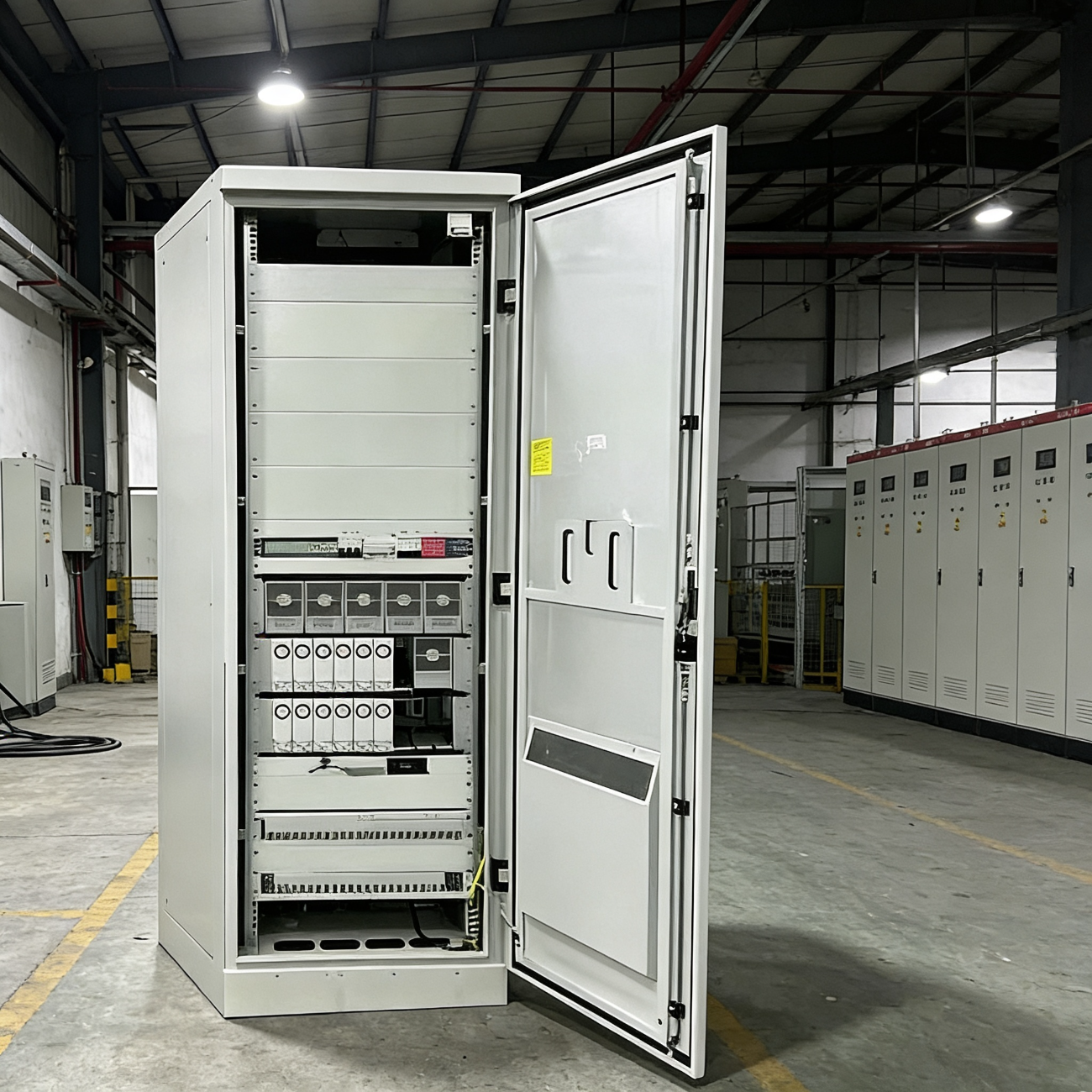 IP55 Outdoor Battery Cabinet for Solar System | Weatherproof Metal Telecom Enclosure with Cooling & Anti-Theft Design - Image 5