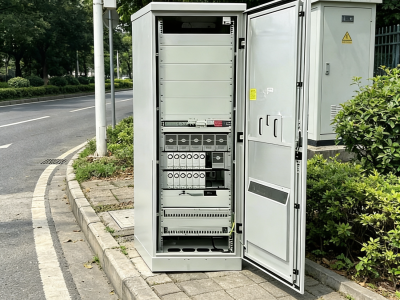 IP55 Outdoor Battery Cabinet for Solar System | Weatherproof Metal Telecom Enclosure with Cooling & Anti-Theft Design