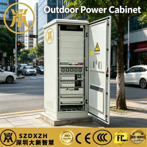 IP55 Weatherproof Free Standing Metal Communication Enclosure
