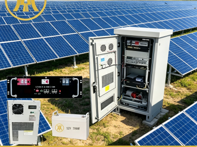 Outdoor Integrated Power Cabinet with 48V 100Ah Lithium Battery | IP55 Energy Storage System
