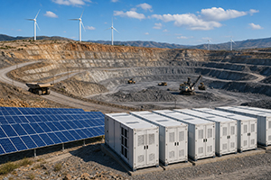 Mining project energy storage application scenario