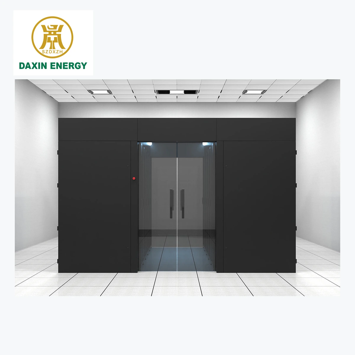 DAXIN frameless cold aisle sliding door