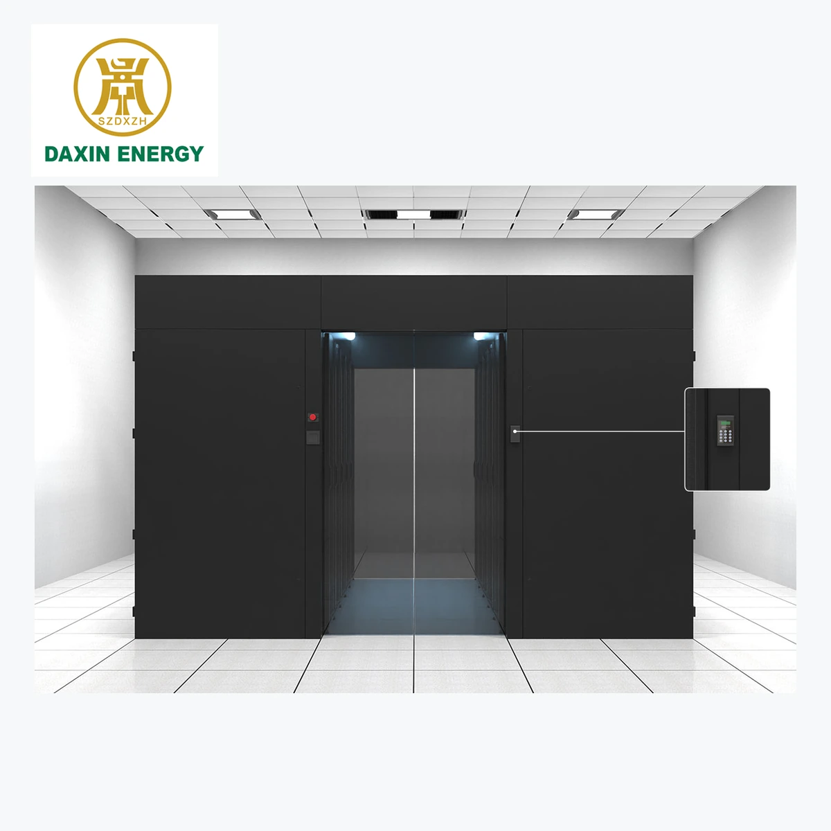 DAXIN automatic cold aisle door and control unit