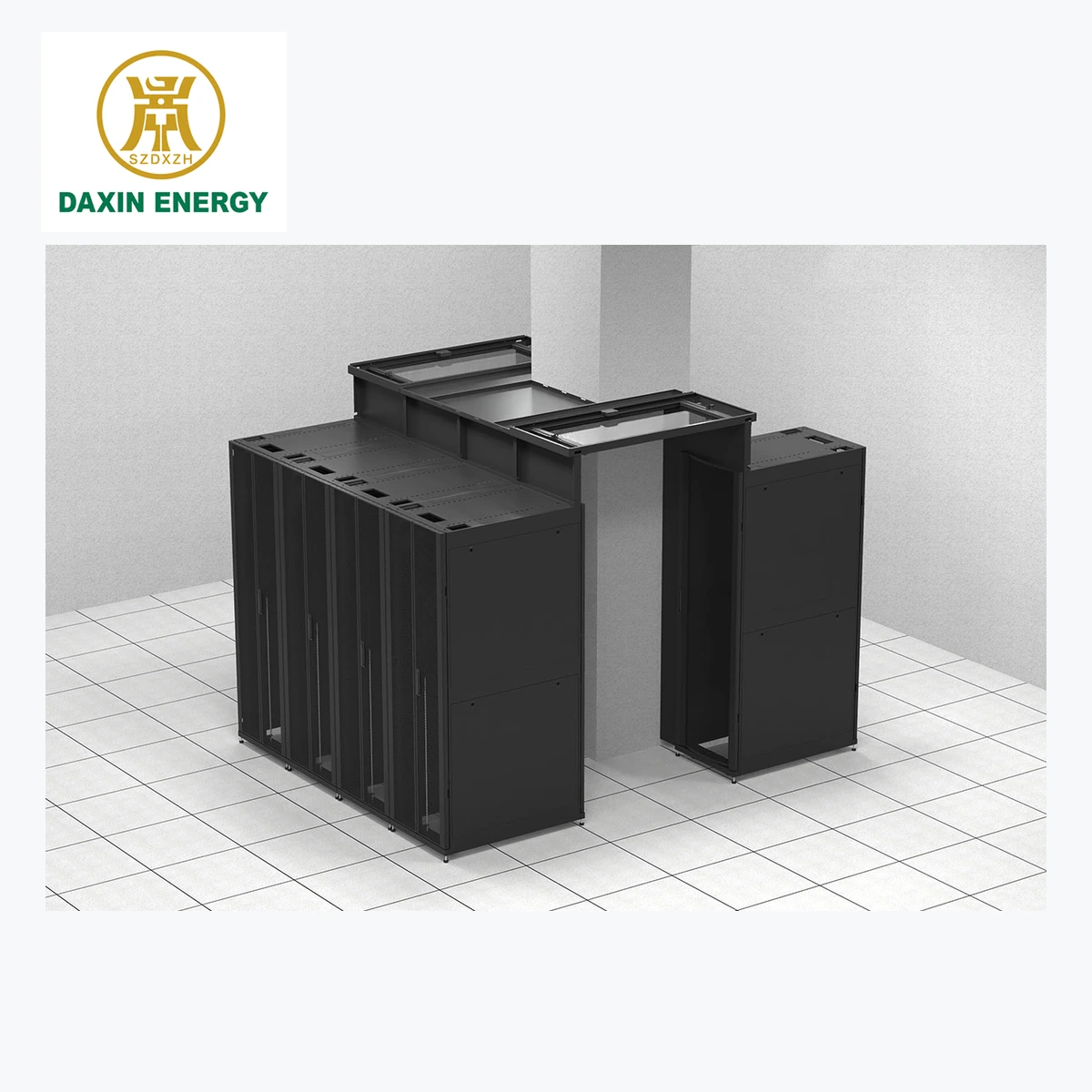 DAXIN automatic release roof cold aisle structure