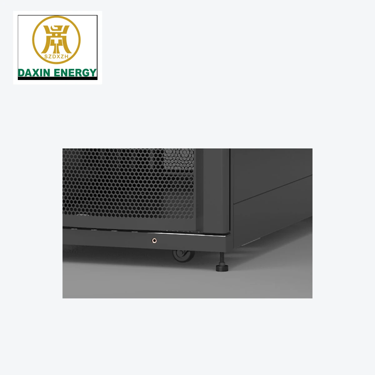 adjustable leveling foot on DAXIN KI server cabinet