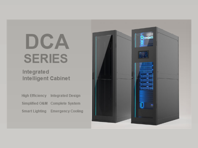 DCA Series integrated intelligent cabinet for micro data center and IT equipment management
