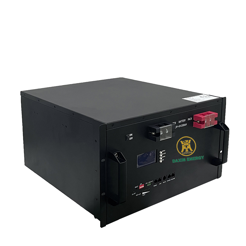DAXIN 48V 200Ah LiFePO4 battery horizontal configuration
