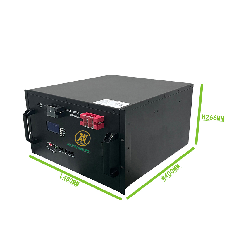 DAXIN 48V 200Ah LiFePO4 battery dimensions