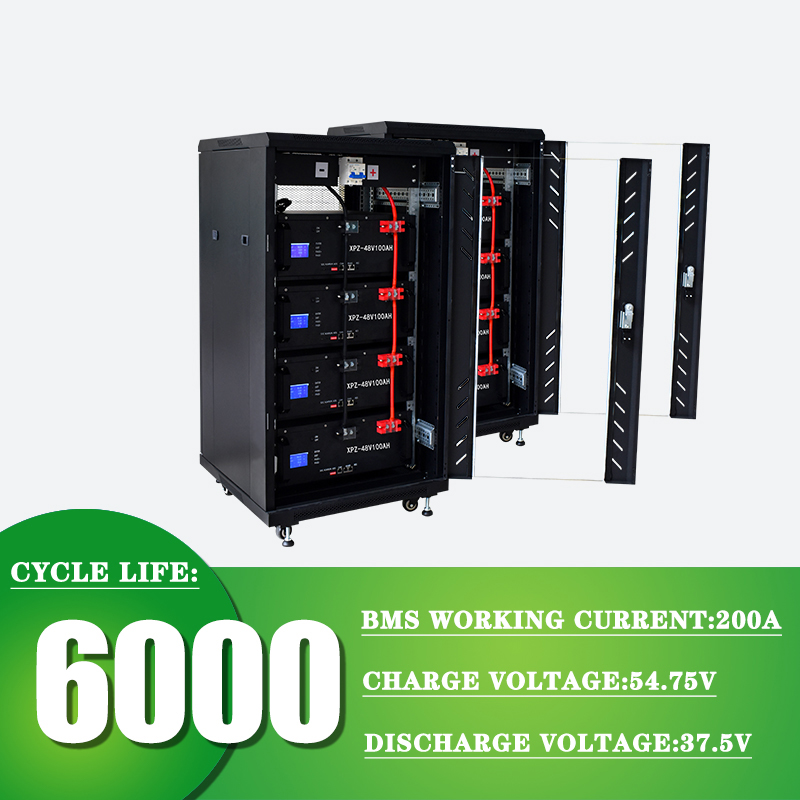 48V 400Ah LiFePO4 battery with 6000 cycle life