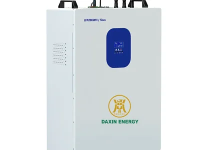 Front-side view of DAXIN 48V 400Ah all-in-one LiFePO4 battery system