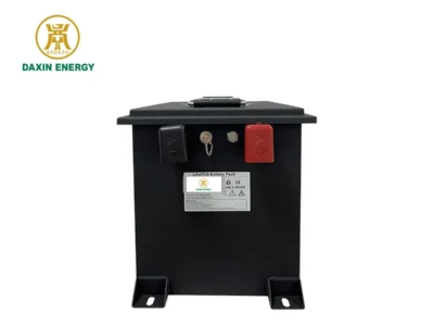 DAXIN 25.6V 200AH LiFePO4 Golf Cart Battery product view 1 with DAXIN ENERGY branding