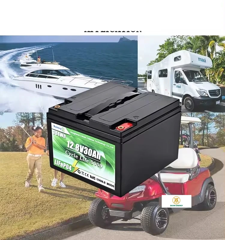 Pin LiFePO4 DAXIN 12,8 V 30 Ah thay thế cho pin axit chì - Thông số kỹ thuật 3