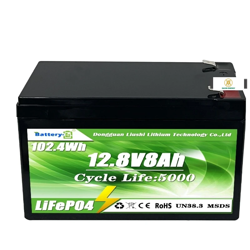 DAXIN 12.8V8AH LiFePO4 Lead-Acid Replacement Battery - technical detail 1