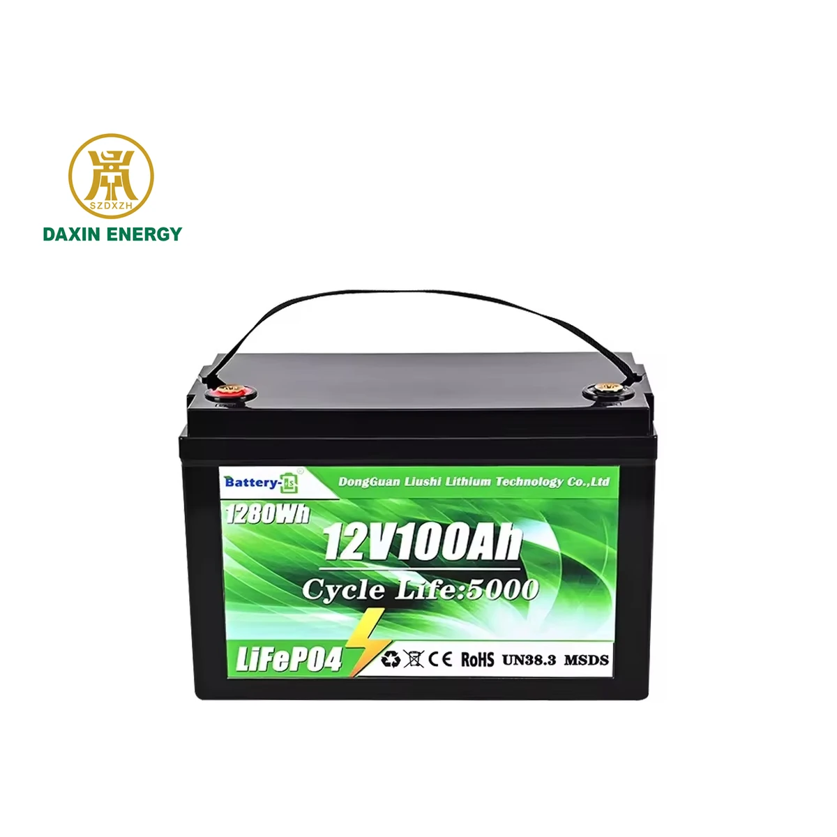 DAXIN 12.8V100AH LiFePO4 Lead-Acid Replacement Battery - product view 3
