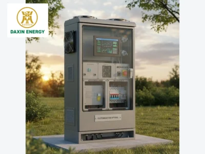DAXIN Custom Outdoor Power Distribution Cabinet with Monitoring installed configuration