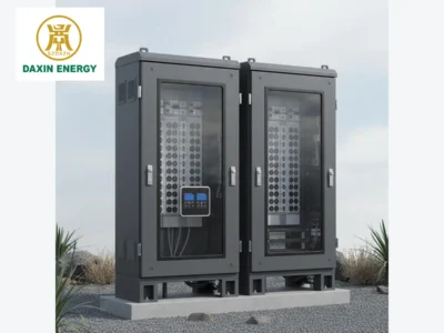 DAXIN Outdoor Power Cabinet with PDU and Front/Rear Access installed configuration