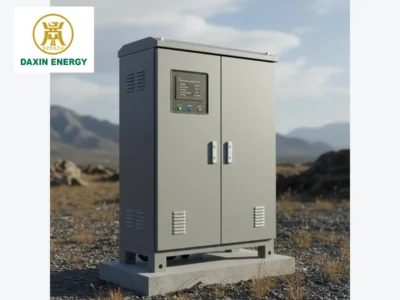 DAXIN Weather-Resistant Outdoor Electrical Enclosure with Monitoring installed configuration