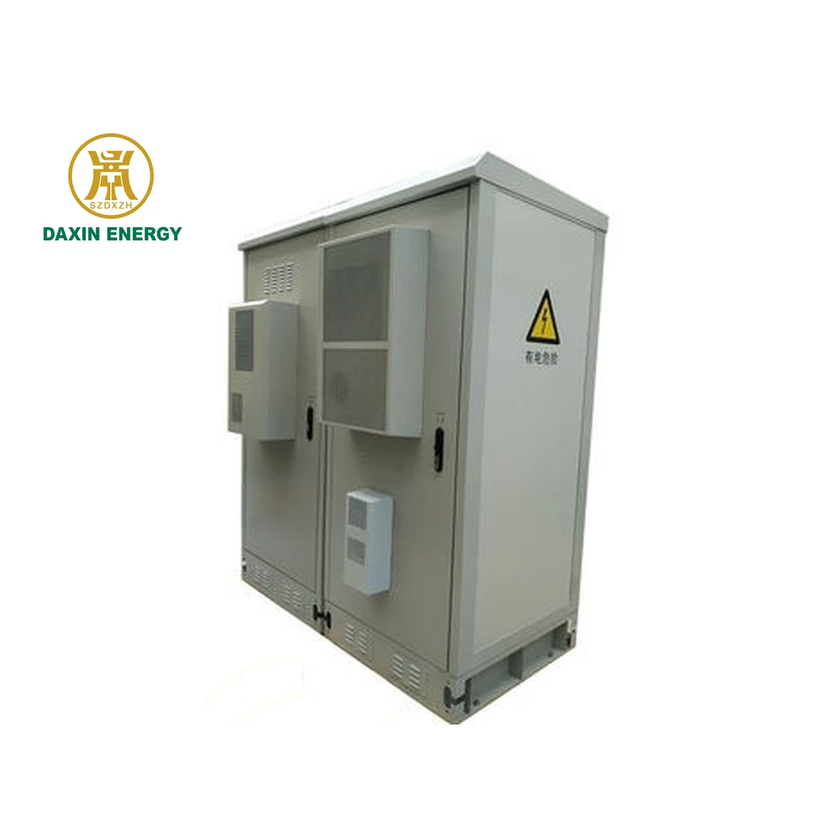 DAXIN Weather-Resistant Outdoor Electrical Enclosure with Monitoring outdoor cabinet side view