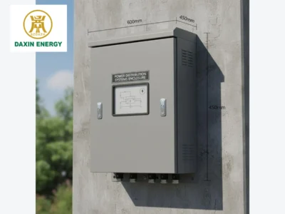 DAXIN 600×800×450mm Wall-Mount Power Management Cabinet installed configuration