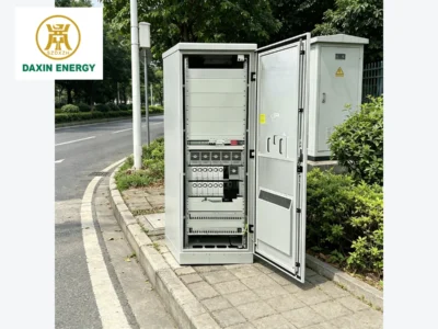 IP55 Outdoor Battery Cabinet for Solar System | Weatherproof Metal Telecom Enclosure with Cooling & Anti-Theft Design product view 1 by DAXIN ENERGY