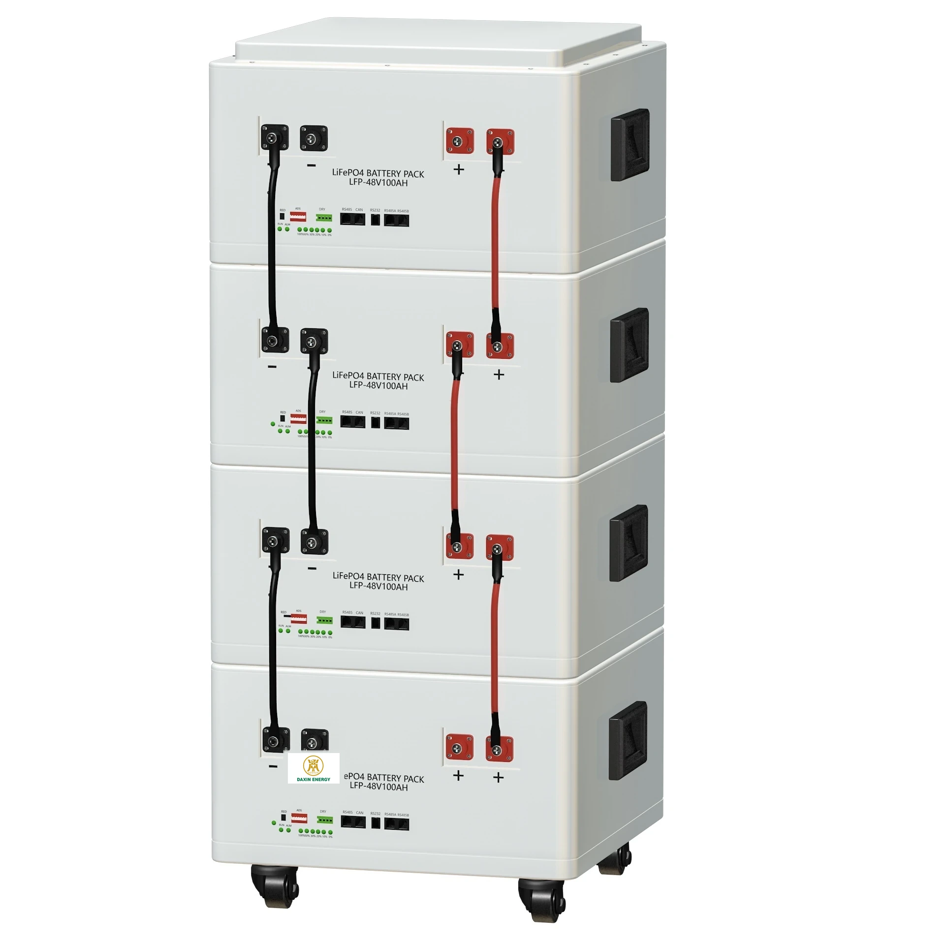 DAXIN 48V400AH Stackable LiFePO4 Battery System - technical detail 1